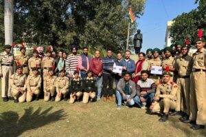 ਐਨ. ਸੀ.ਸੀ. ਵਿਭਾਗ ਨੇ ਪਟੇਲ ਕਾਲਜ ਵਿੱਖੇ ਹਥਿਆਰਬੰਦ ਝੰਡਾ ਦਿਵਸ ਮਨਾਇਆ