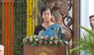 ਆਤਿਸ਼ੀ ਨੇ ਦਿੱਲੀ ਦੇ ਮੁੱਖ ਮੰਤਰੀ ਵਜੋਂ ਚੁੱਕੀ ਸਹੁੰ