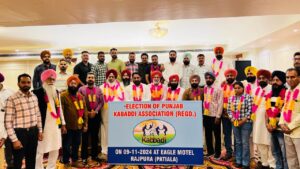 ਅੰਤਰਰਾਸ਼ਟਰੀ ਕਬੱਡੀ ਖਿਡਾਰੀ ਵਿਧਾਇਕ ਗੁਰਲਾਲ ਘਨੌਰ ਸਰਬ ਸੰਮਤੀ ਨਾਲ ਕਬੱਡੀ ਐਸੋਸੀਏਸ਼ਨ ਪੰਜਾਬ ਦੇ ਬਣੇ ਪ੍ਰਧਾਨ