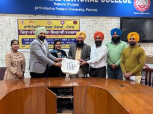 ਪਟੇਲ ਕਾਲਜ ਰਾਜਪੁਰਾ ਵਿੱਚ ਜਿਲ੍ਹਾ ਪੱਧਰੀ ਦੋ ਰੋਜਾ ਸਿਖਲਾਈ ਵਰਕਸ਼ਾਪ ਦਾ ਆਗਾਜ | DD Bharat